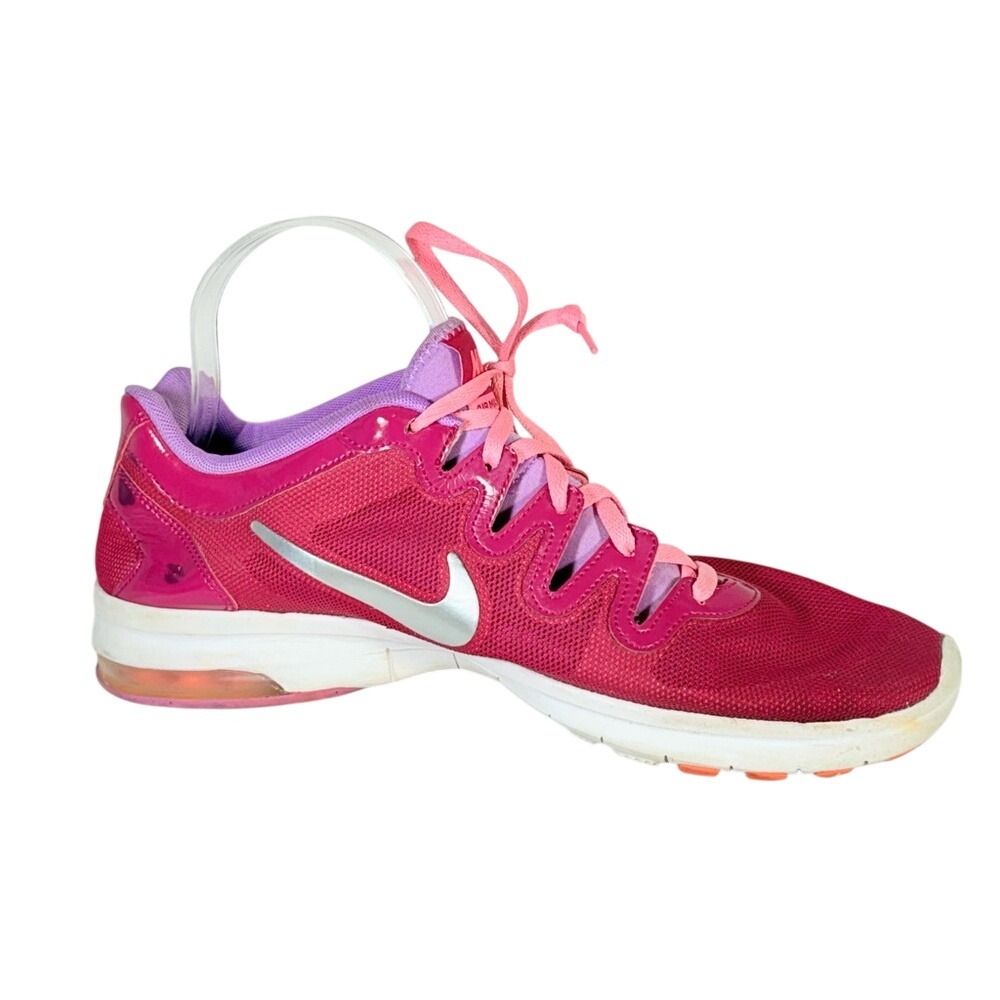 Nike Women's air max fusion Pink Purple Athletic‎ Trainer  Silver Swoosh size 10
